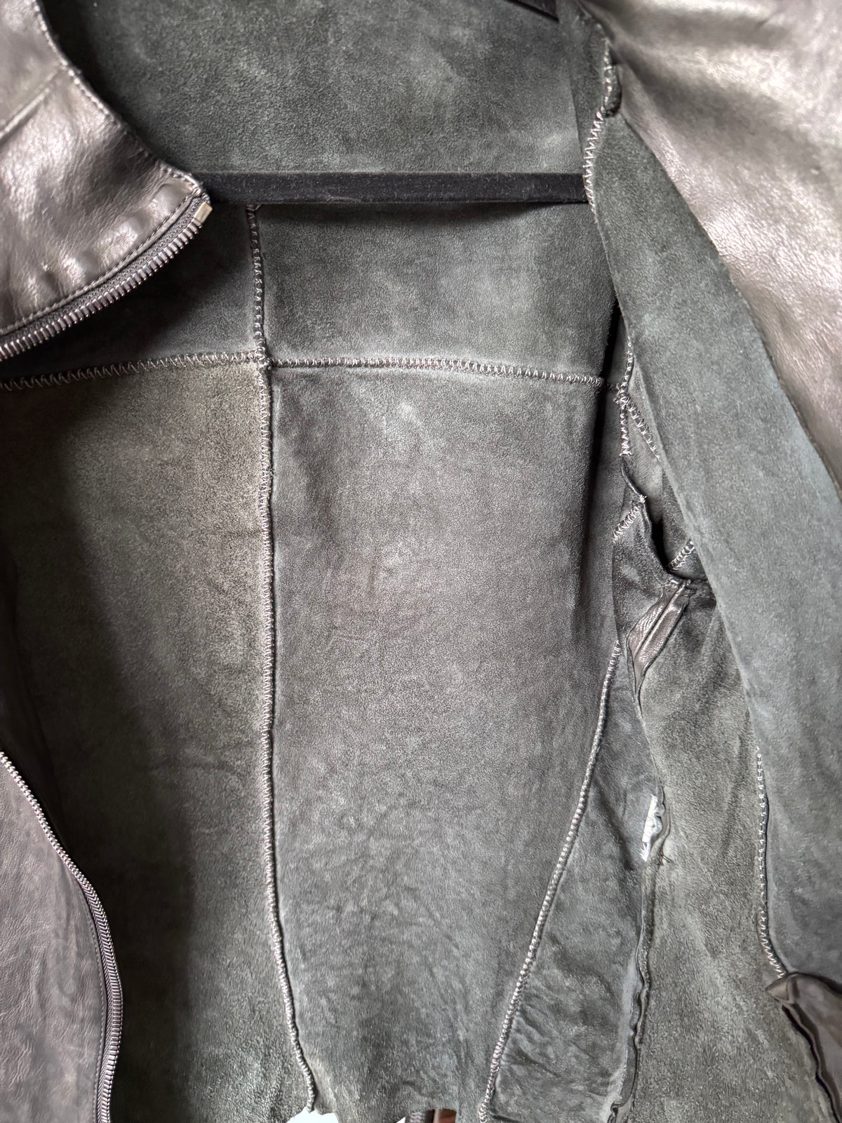 Veste cuir homme – Créateur japonais – Pièce d’exception – Très rare