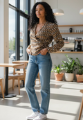 Chemisier Grace & Mila — Motif Vintage — Neuf — Taille L (& M)