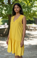 Maloka robe jaune - neuve - taille 2
