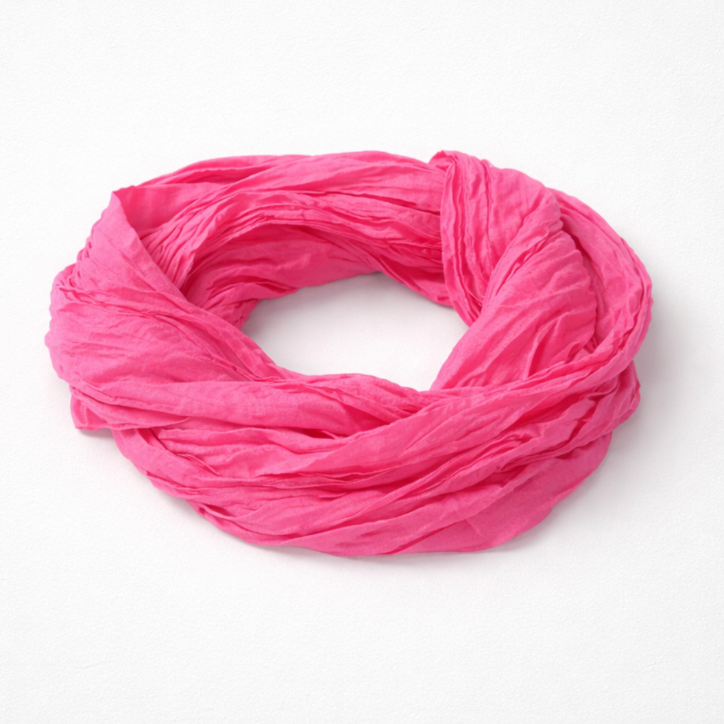 Écharpe Infinie Rose — Neuve — Accessoire Tendance