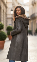 Manteau en Cuir GIORGIO CUIRS — Paris — Comme Neuf — Taille 44