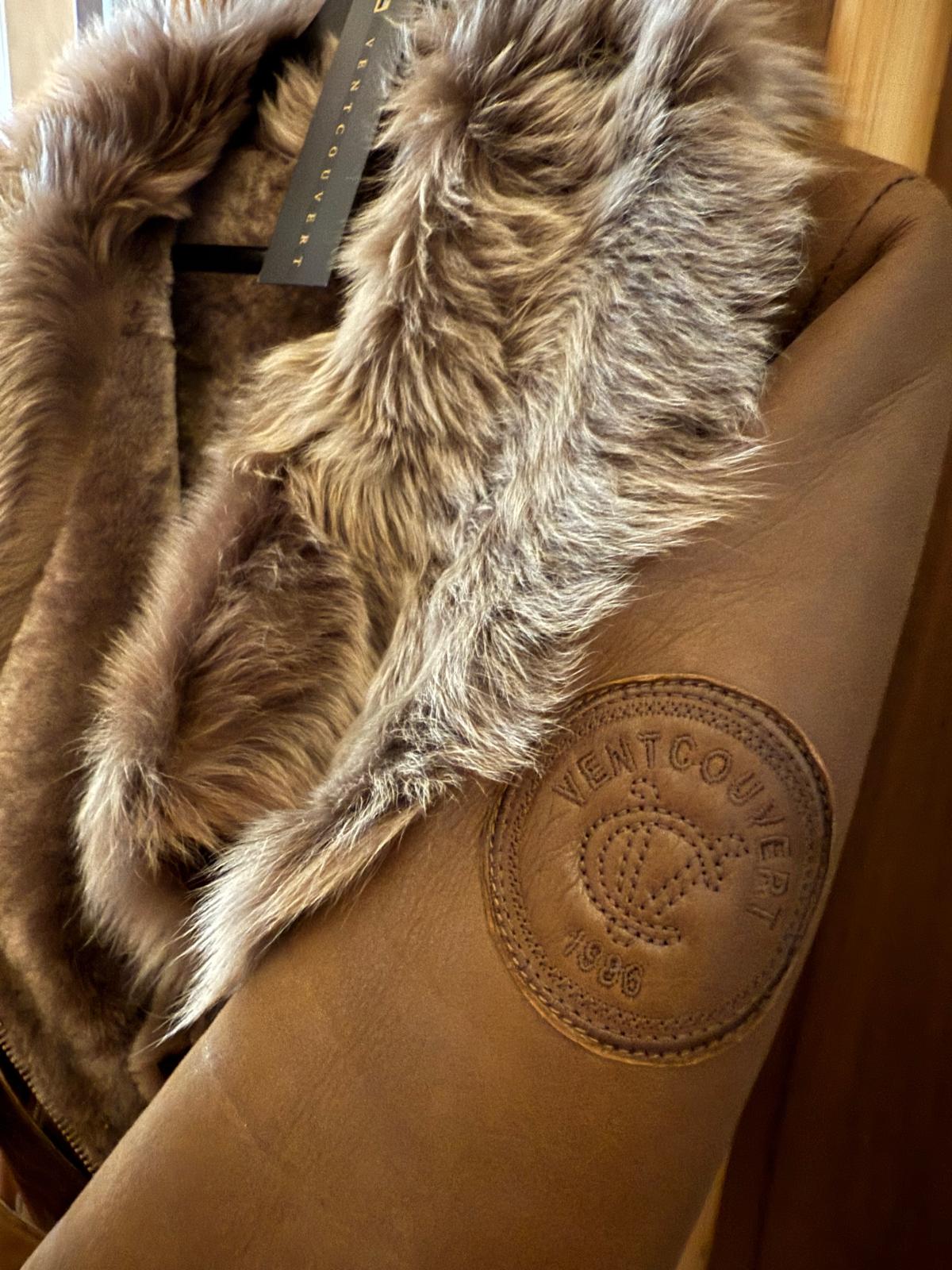 Veste Aviateur Ventcouvert — Mouton Retourné — Neuve — Taille 38