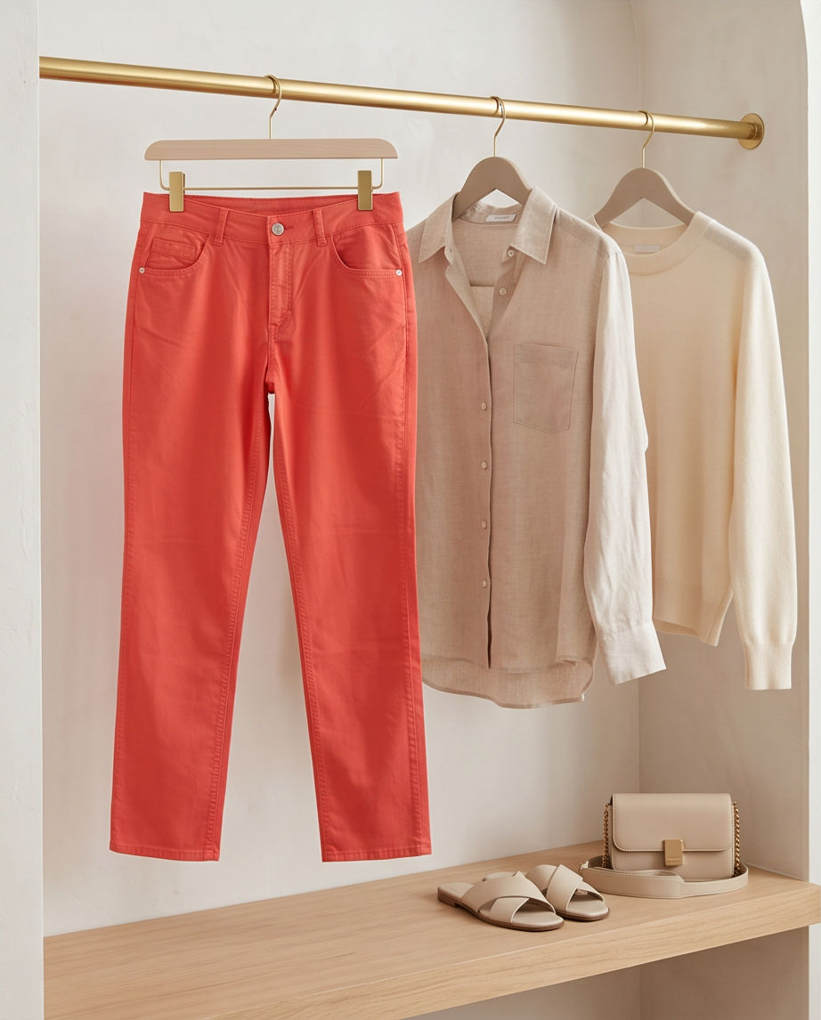 Pantalon Angels Corail - Neuf - taille 44/32