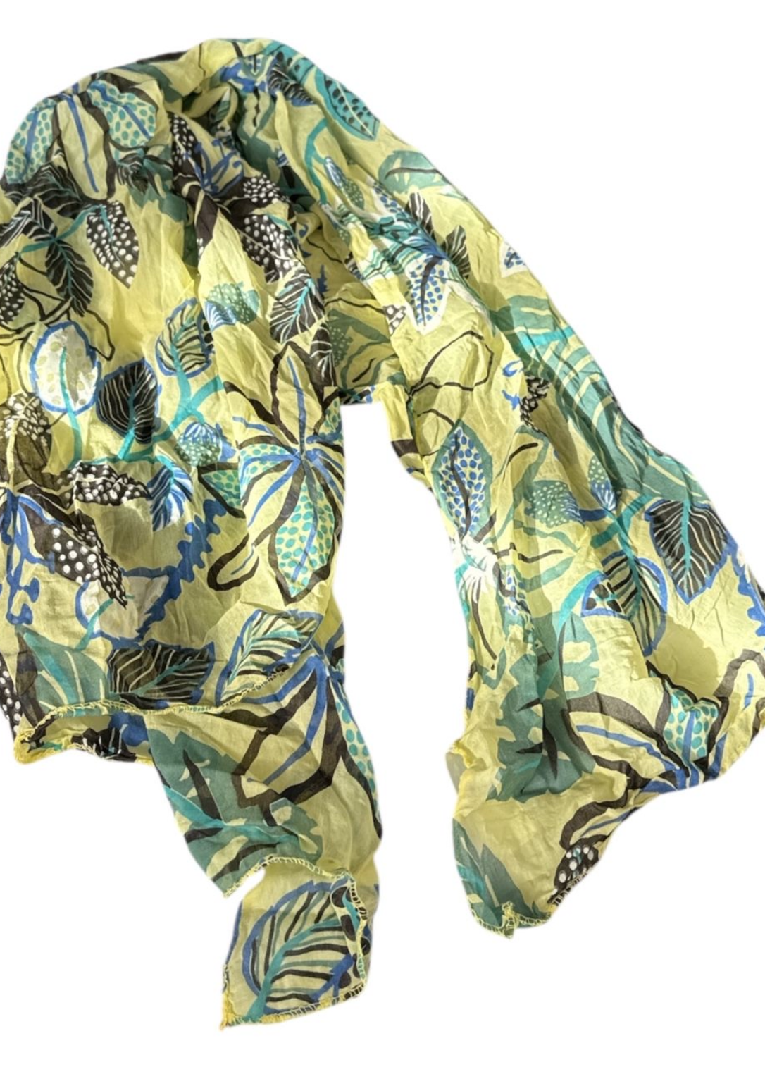 Écharpe Légère d'Été Driver Jeans — Jaune Clair — Neuve
