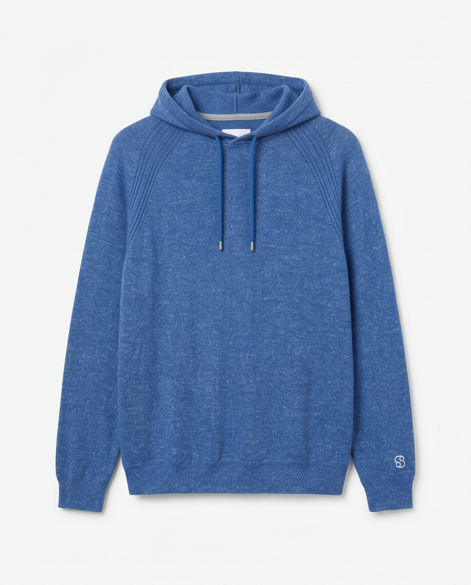 Sweat à Capuche S.Oliver Bleu homme — 100% Coton — Neuf — Taille XL