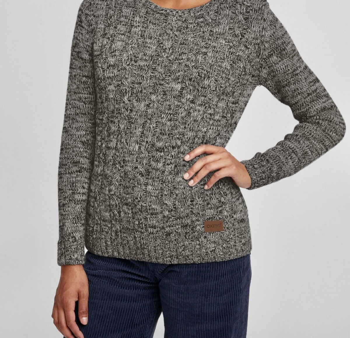 Pull Oxmo Gris Foncé — Neuf — Taille M