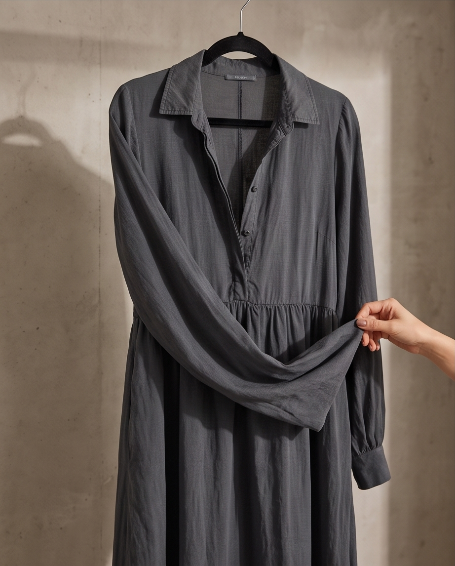 Transit Robe Anthracite — Très Bon État — Taille S/M