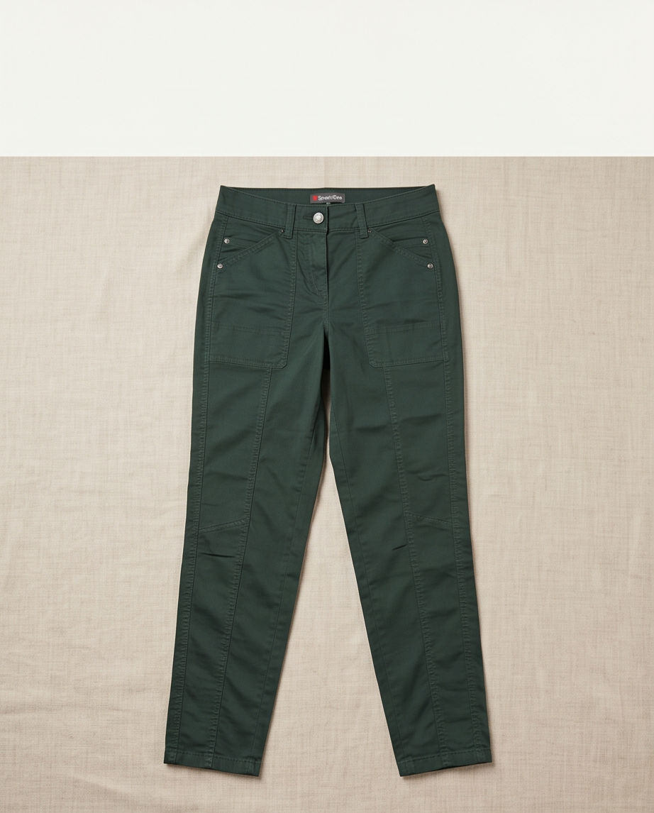 Street One Pantalon vert sapin - Neuf - taille 34 & 40