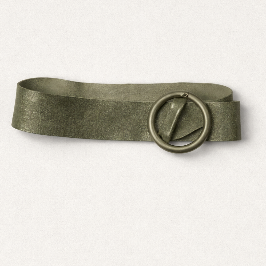 Ceinture Driver Jeans Macius — Vert & Boucle Glitter — Neuve — Taille Unique