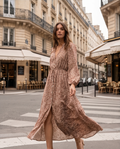 Tramontana robe longue terracota - neuve - taille 38
