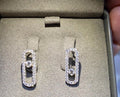 Boucles d'Oreilles Messika Move Uno — Or Blanc 18 Carats & Diamants