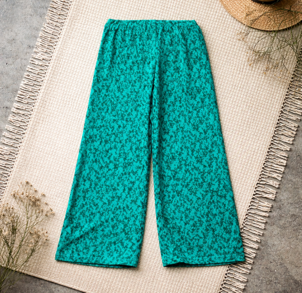 Pantalon Grace & Mila vert sapin - neuf - taille S / M / L