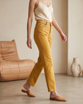 PLEASE Jeans jaune - neuf - XS
