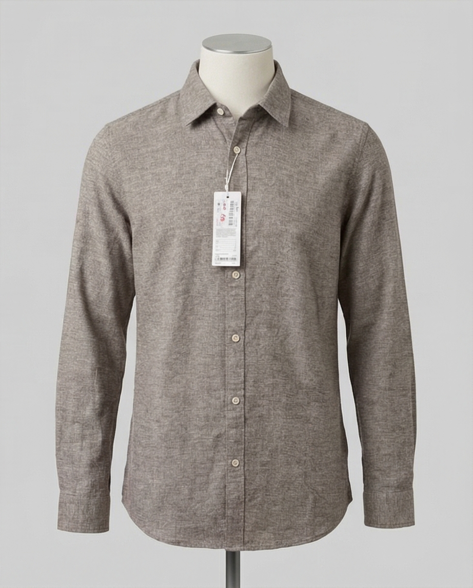 Chemise Esprit Homme Taupe — Coton — Neuve — Taille L