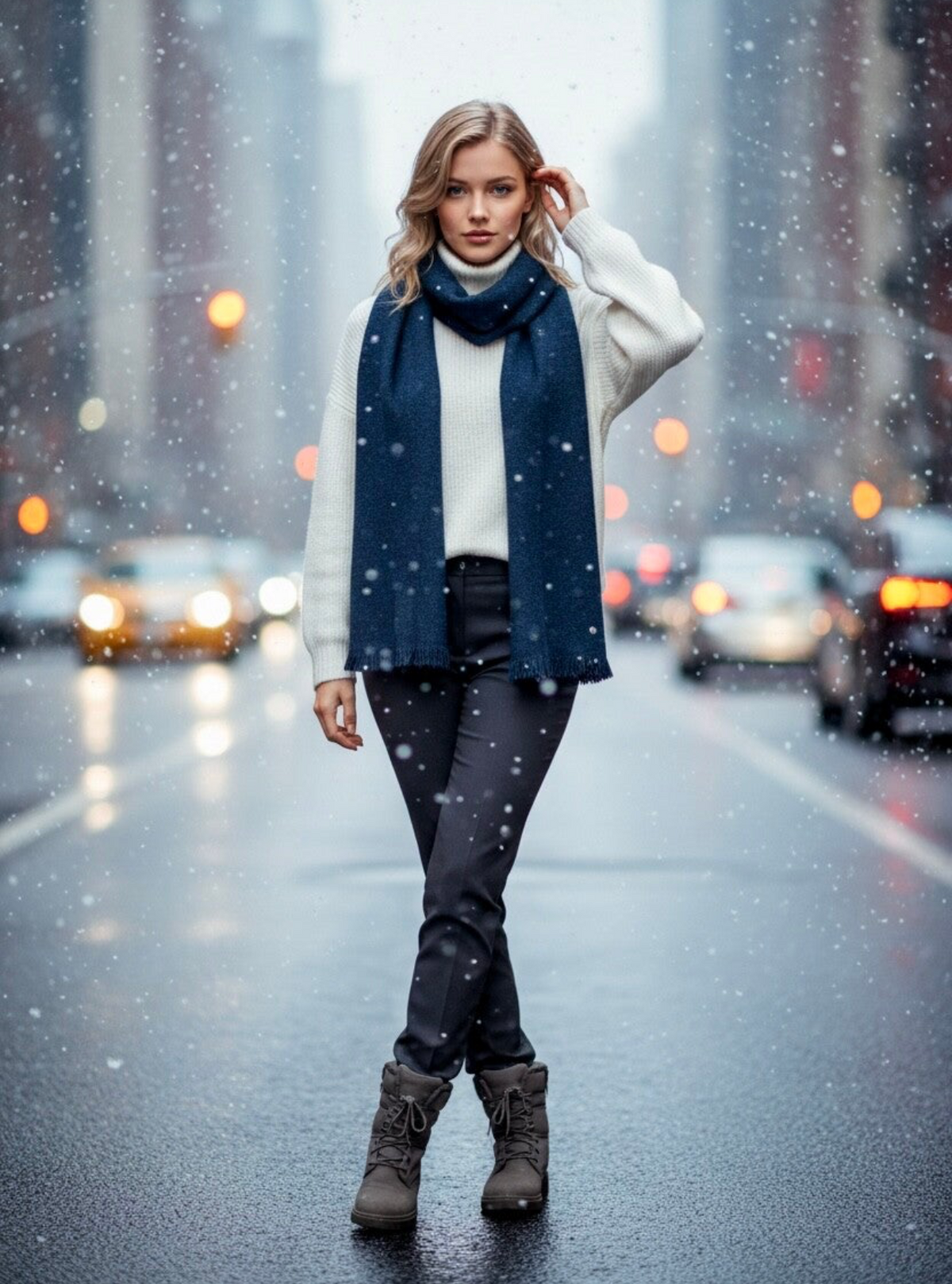Esprit écharpe bleue - neuve