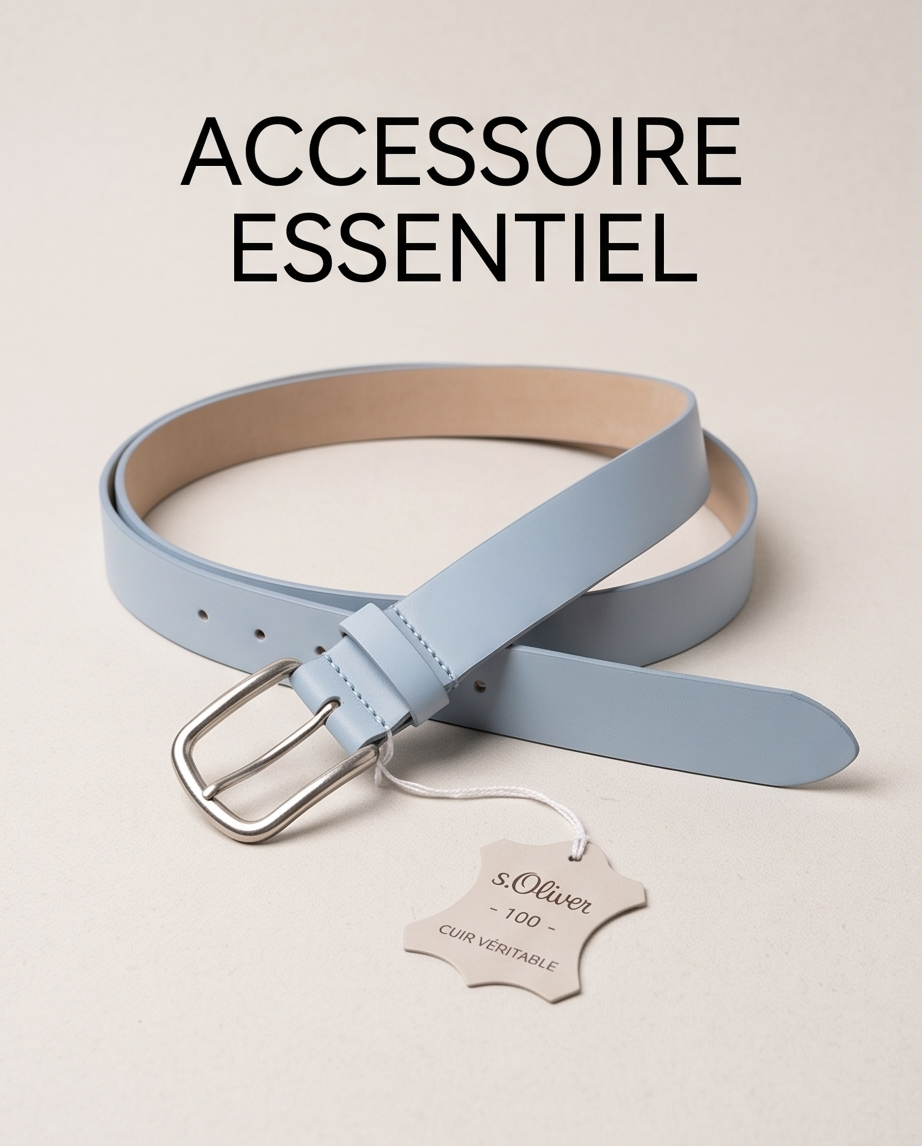 S.Oliver ceinture bleue ciel - neuve