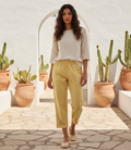 Pantalon Maloka Jaune — Neuf — Taille 2