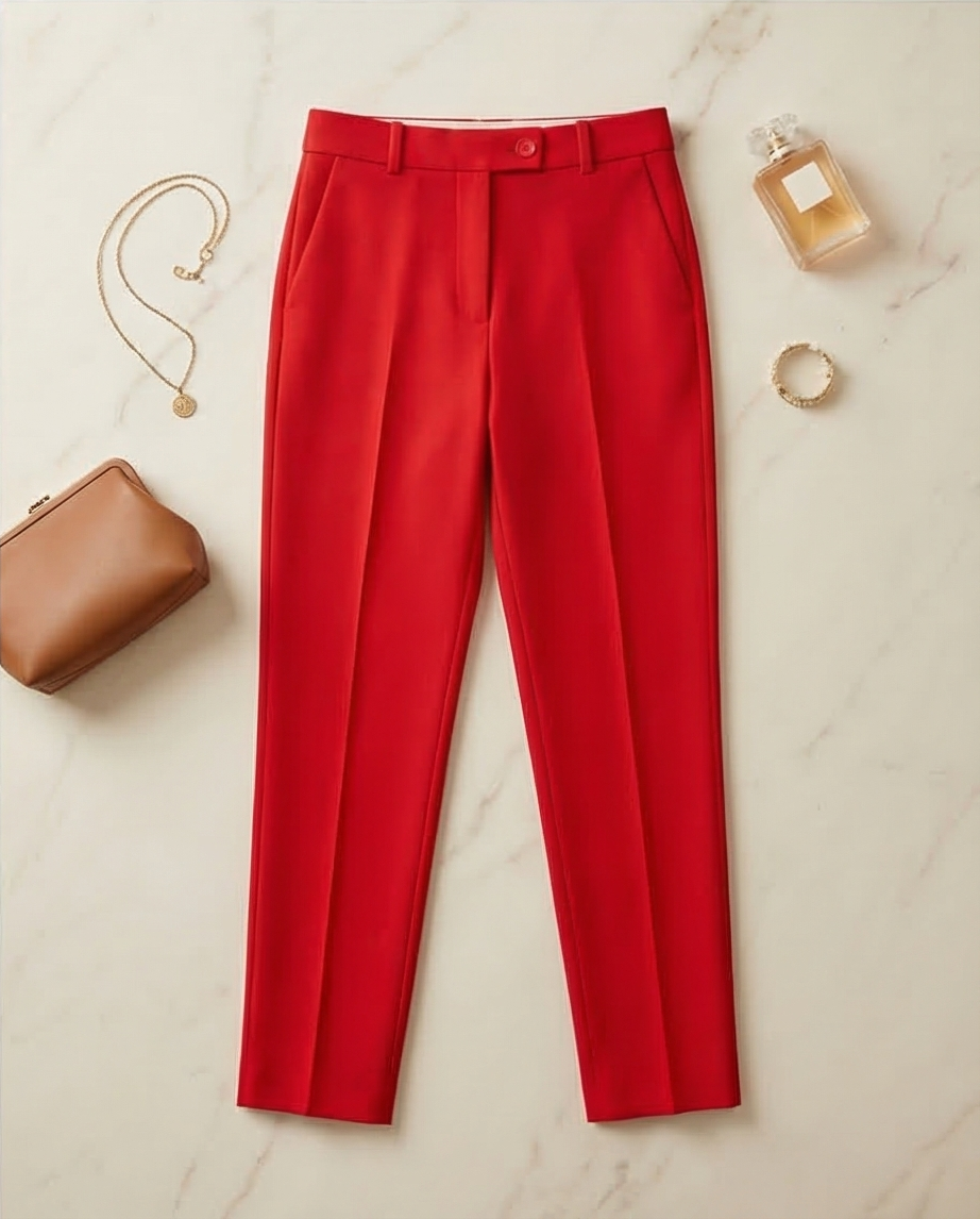 Lot 2 Pantalons Classiques Hippocampe — Neufs — Taille 38