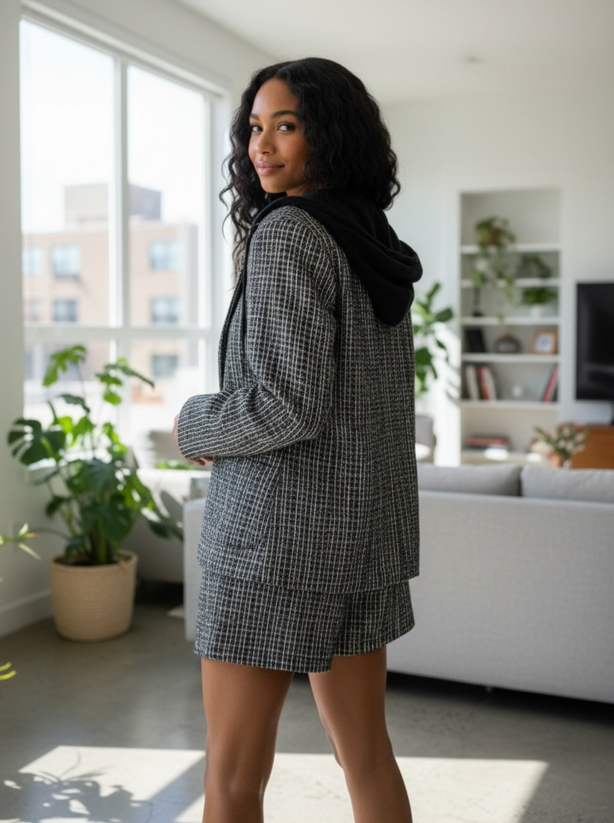 Street One blazer a capuche noir - neuf - taille 44