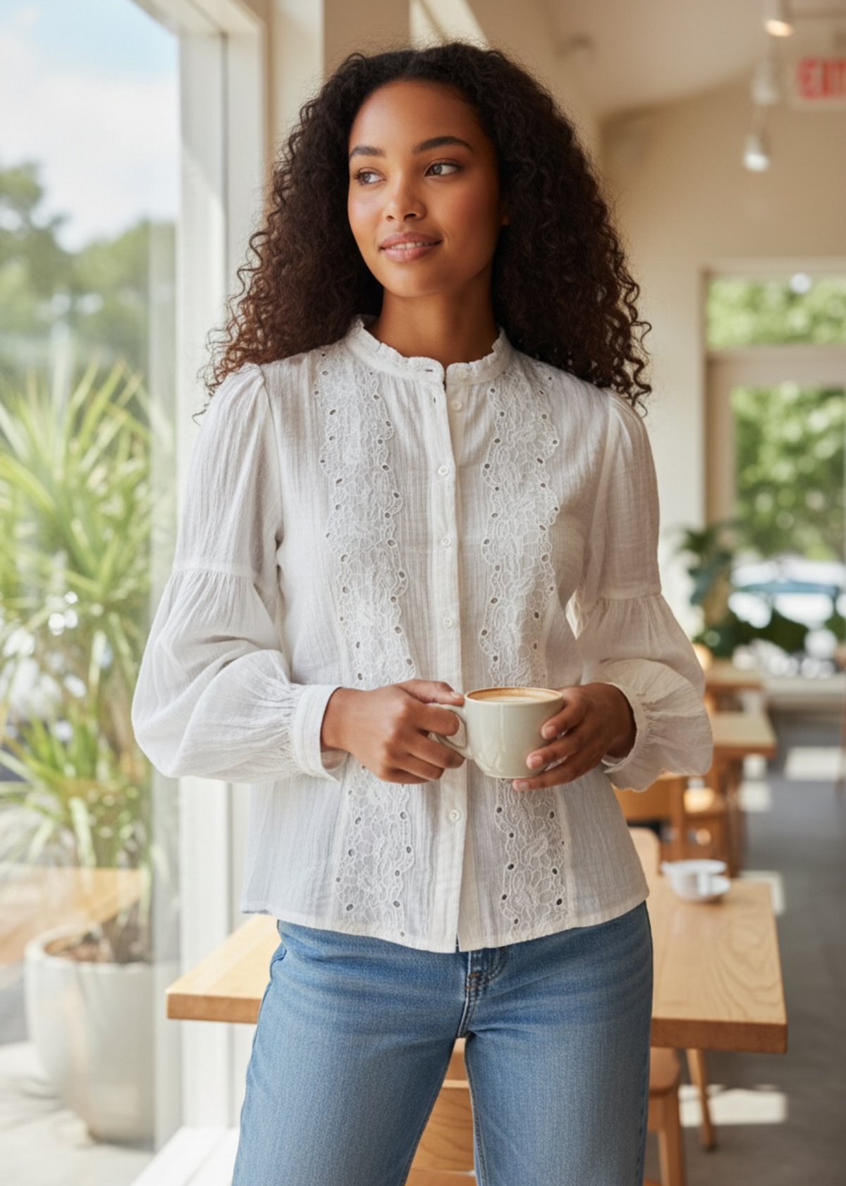Esprit blouse blanche - neuve - taille M