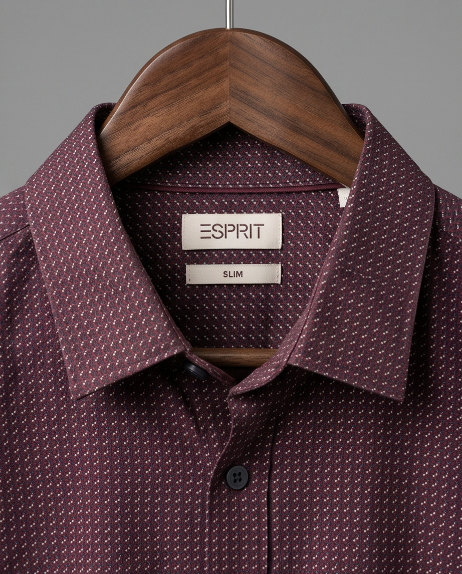 Chemise Esprit Homme Coton Coupe Slim — Neuve — Taille S