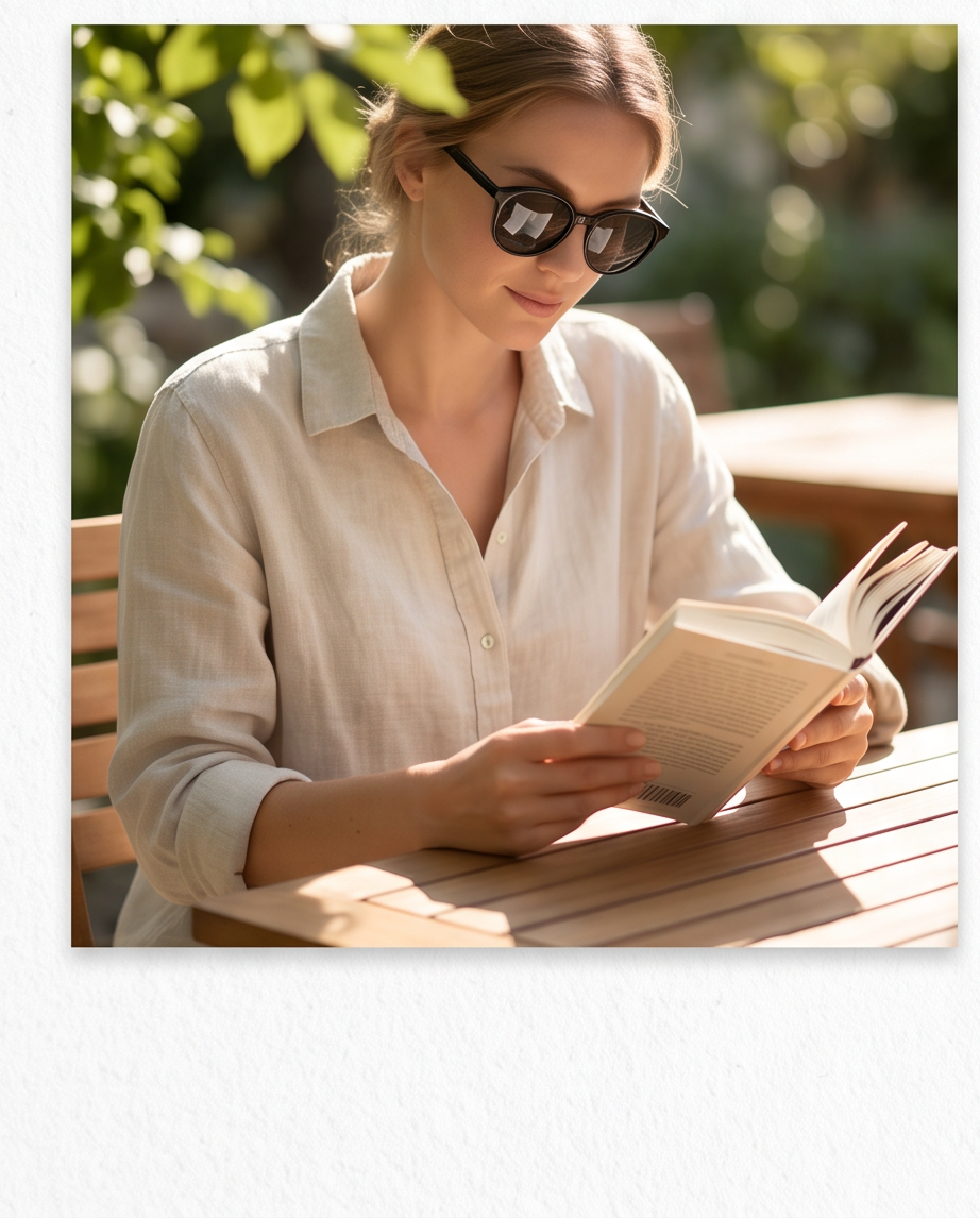 Lunettes de soleil avec double foyer correcteur pour la lecture noires — neuves