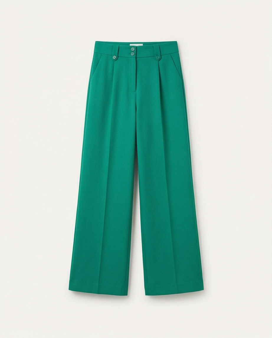 Pantalon Grace & Mila vert - neuf - taille M & S