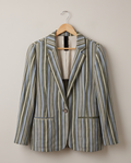 Diega Blazer Lin Kaki Beige — Neuf — Taille S/M