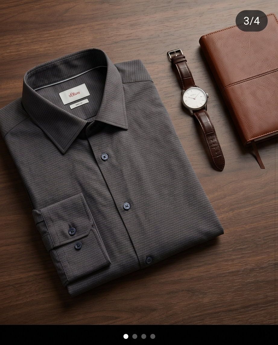 Chemise S.Oliver Homme Coupe Classique — Neuve — Taille L