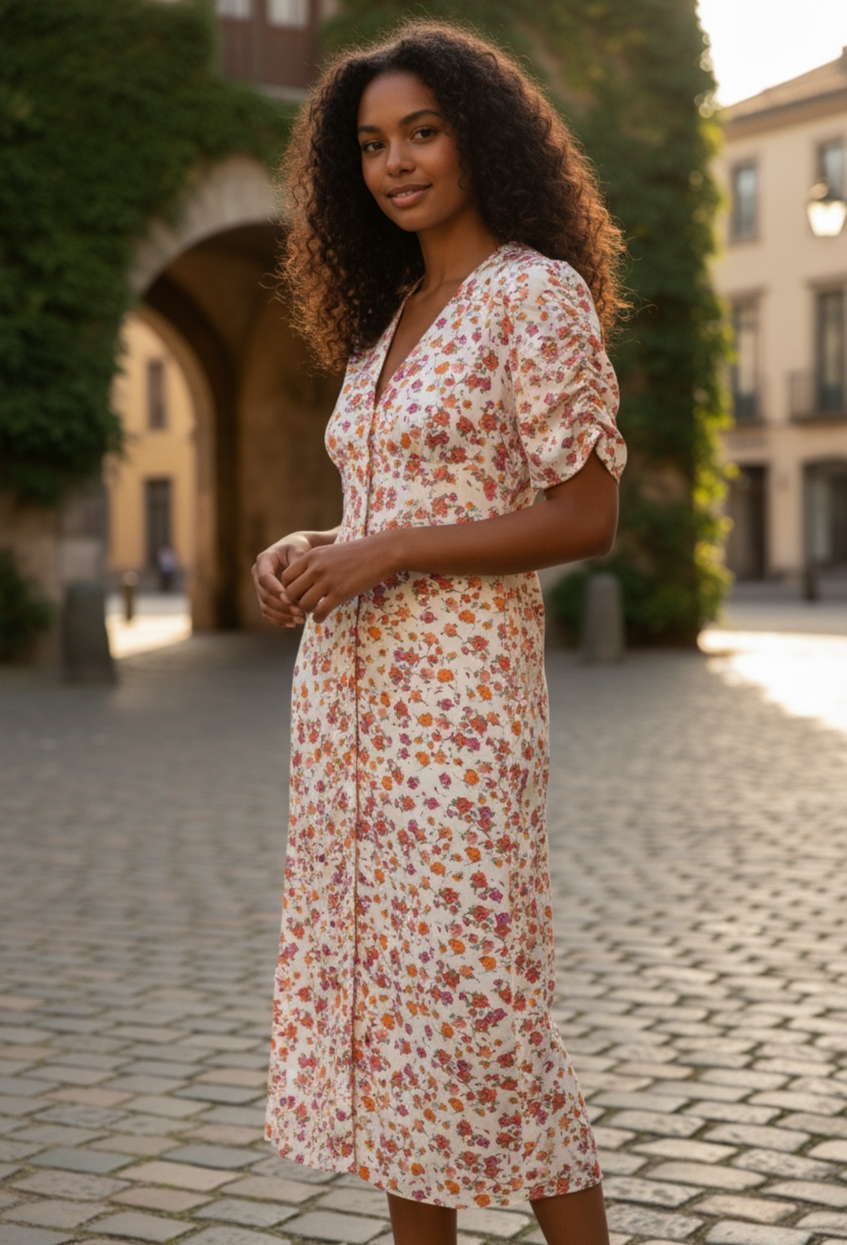Grace & Mila robe longue beige - neuve - taille 36