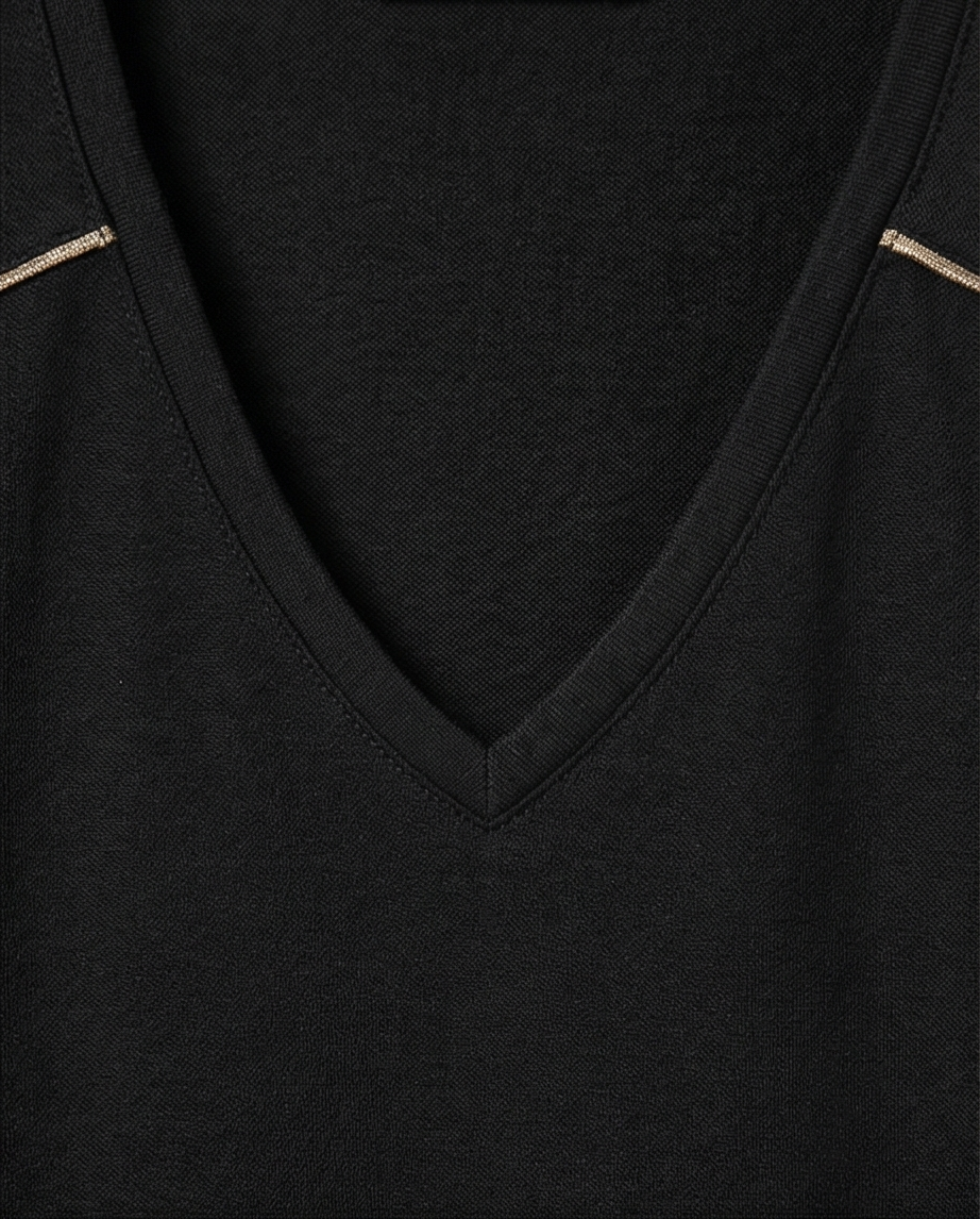 Blouse Olsen Noire — Manches Longues — Neuve — Taille 36