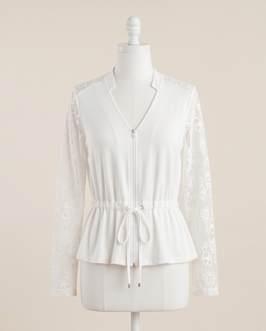 Maloka jaquette letty blanche - neuve - taille 1