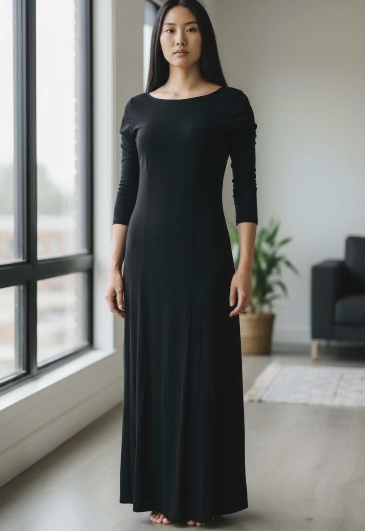 Robe Noire Dos Nu — Neuve — Taille S/M