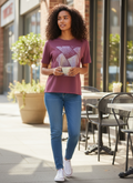 T-shirt Esprit Bordeaux — Neuf — Taille XS, M & L