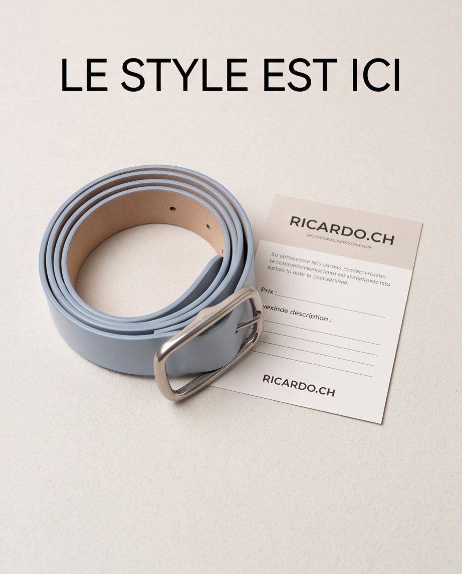 S.Oliver ceinture bleue ciel - neuve