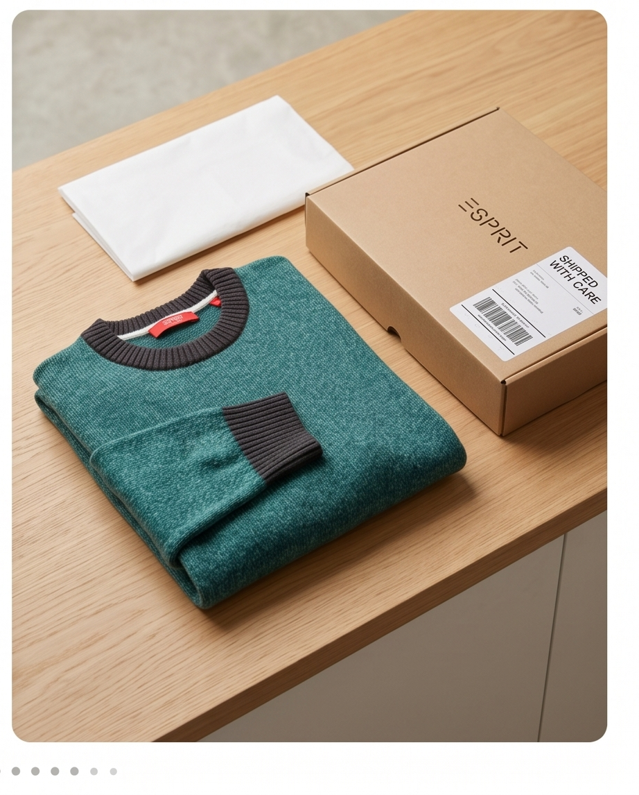 Pull Esprit homme vert - neuf - taille XL / L