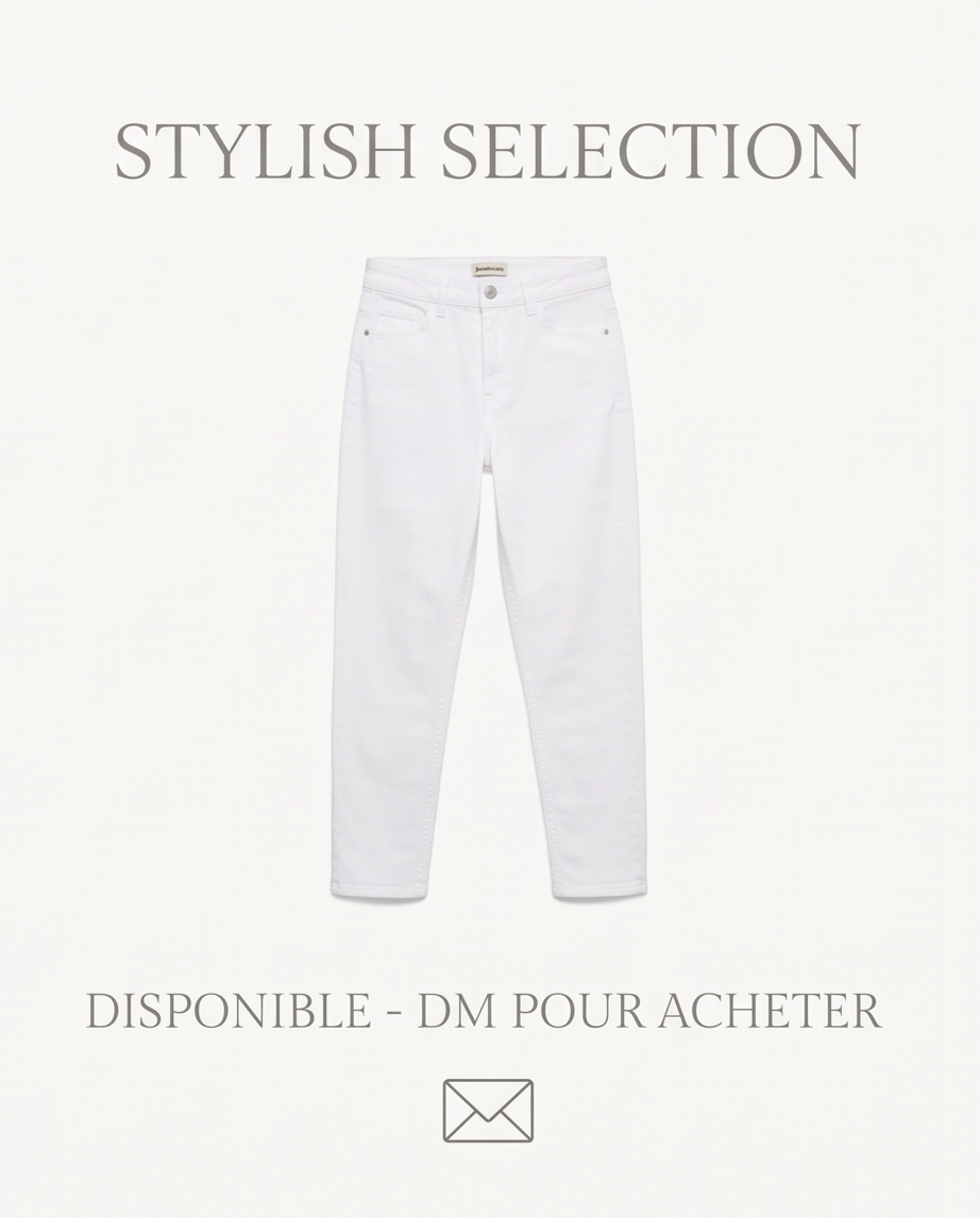 🎵stradivarius pantalon blanc — bon état — taille38