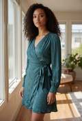 Grace & Mila robe pétrole - neuve - taille S