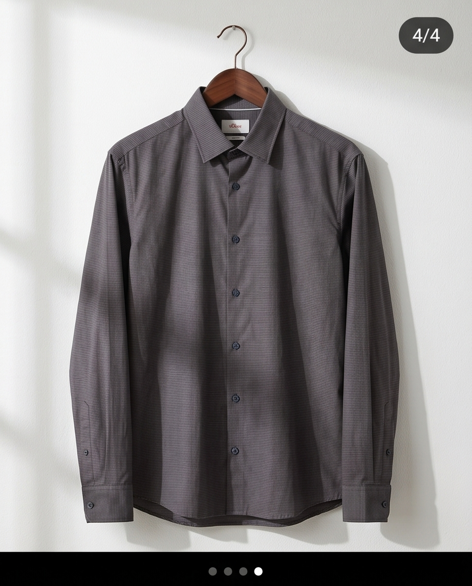 Chemise S.Oliver Homme Coupe Classique — Neuve — Taille L