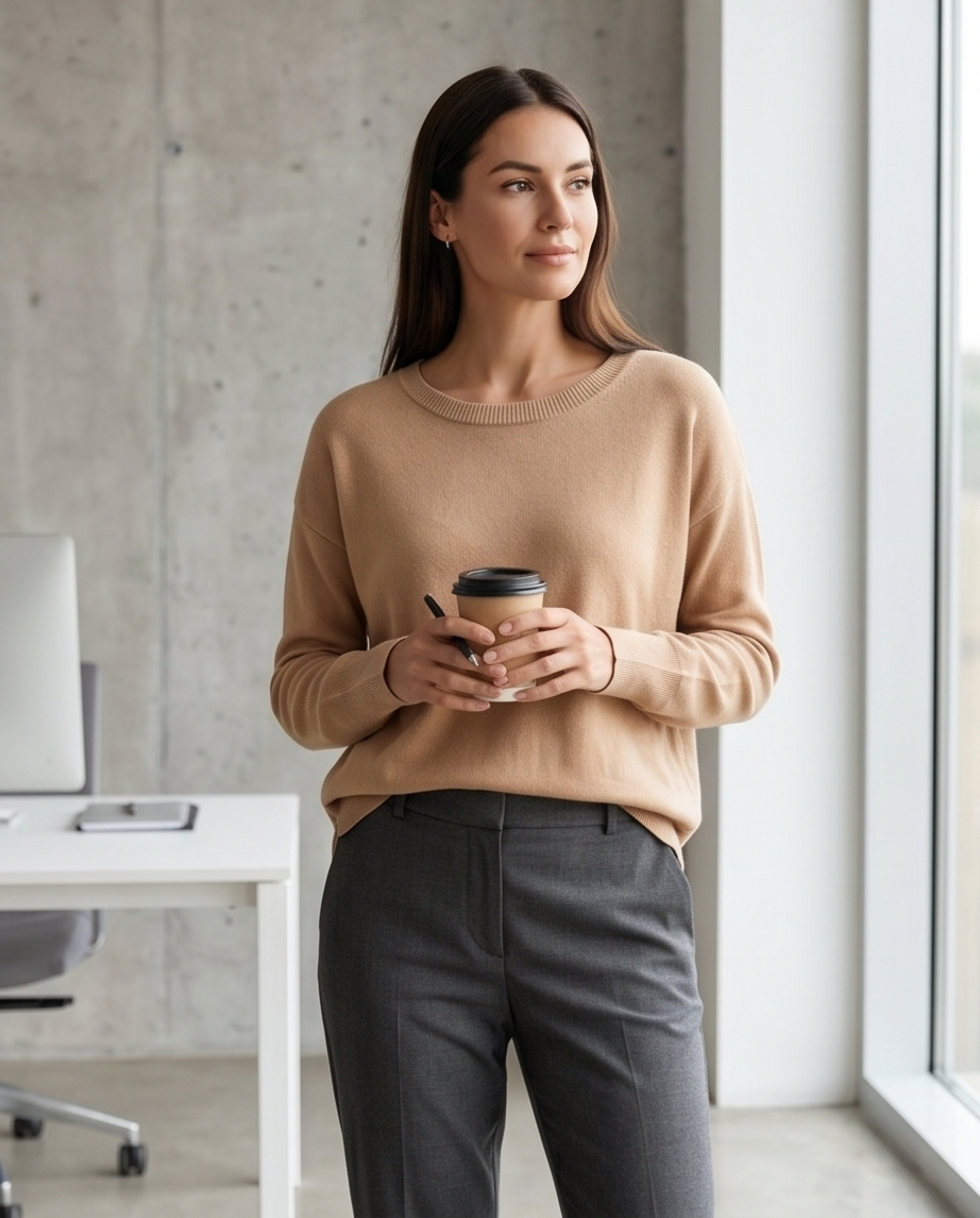 Lpb pull beige - neuf - taille S/M & M/L