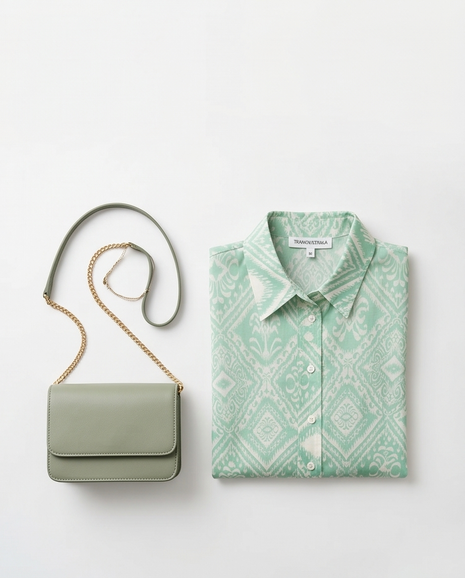 Chemisier Tramontana Vert — Neuf — Tailles 34, 36 & 42