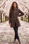Veste Matelassée MADELEINE Marron — Taille 48