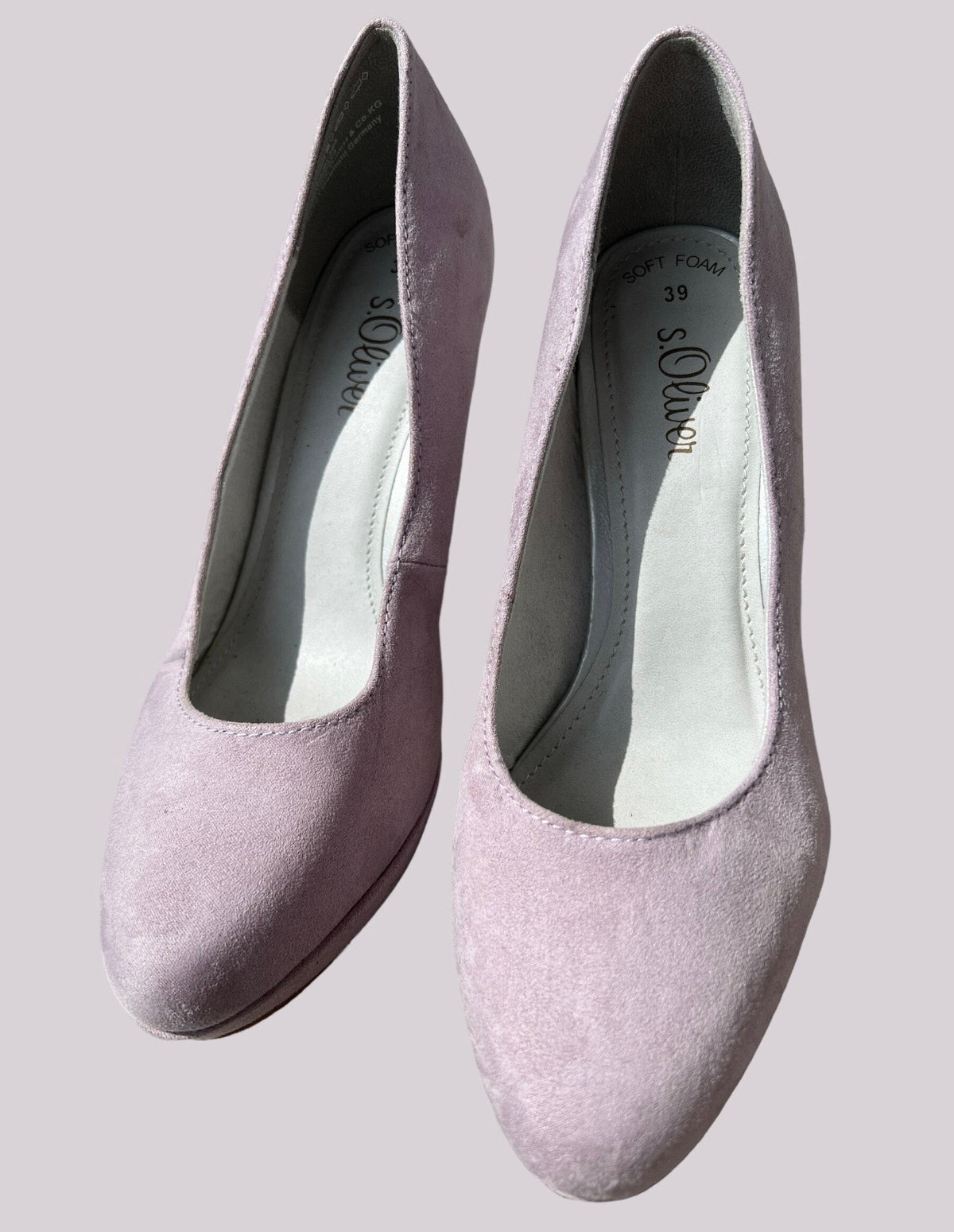 Escarpins S.Oliver Lilas Pastel — Comme Neufs — Taille 39