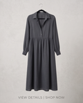 Transit Robe Anthracite — Très Bon État — Taille S/M