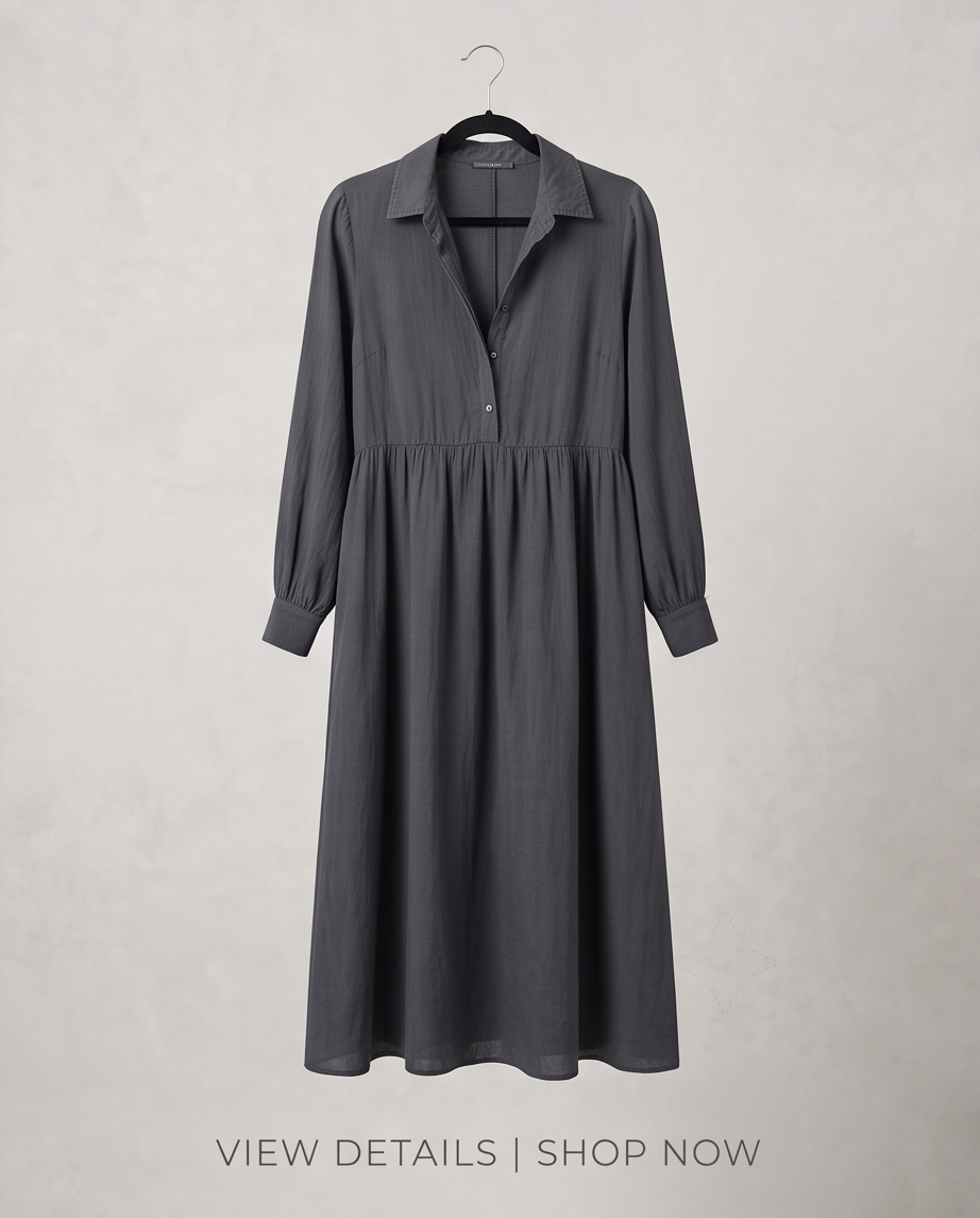 Transit Robe Anthracite — Très Bon État — Taille S/M