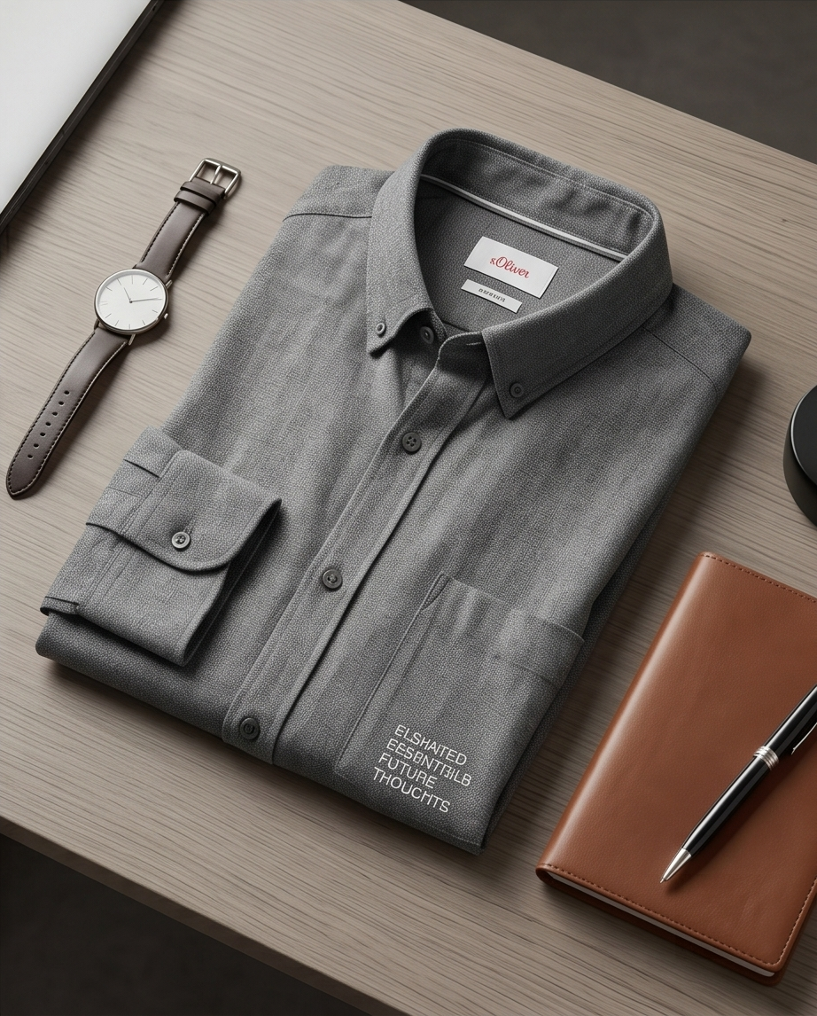 Chemise S.Oliver Homme Coupe Classique — Neuve — Tailles M & XXL