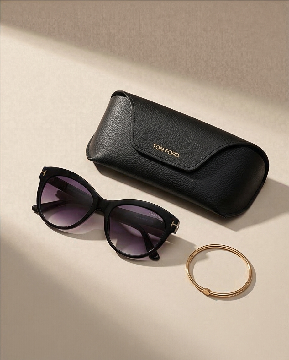 Lunettes de Soleil Tom Ford — Neuves — Avec Étui Original