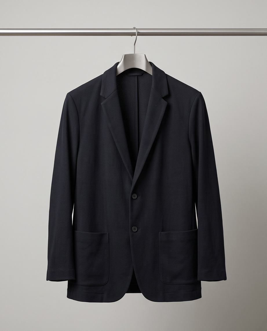 Transit Blazer Lin Noir — Comme Neuf — Taille S/M