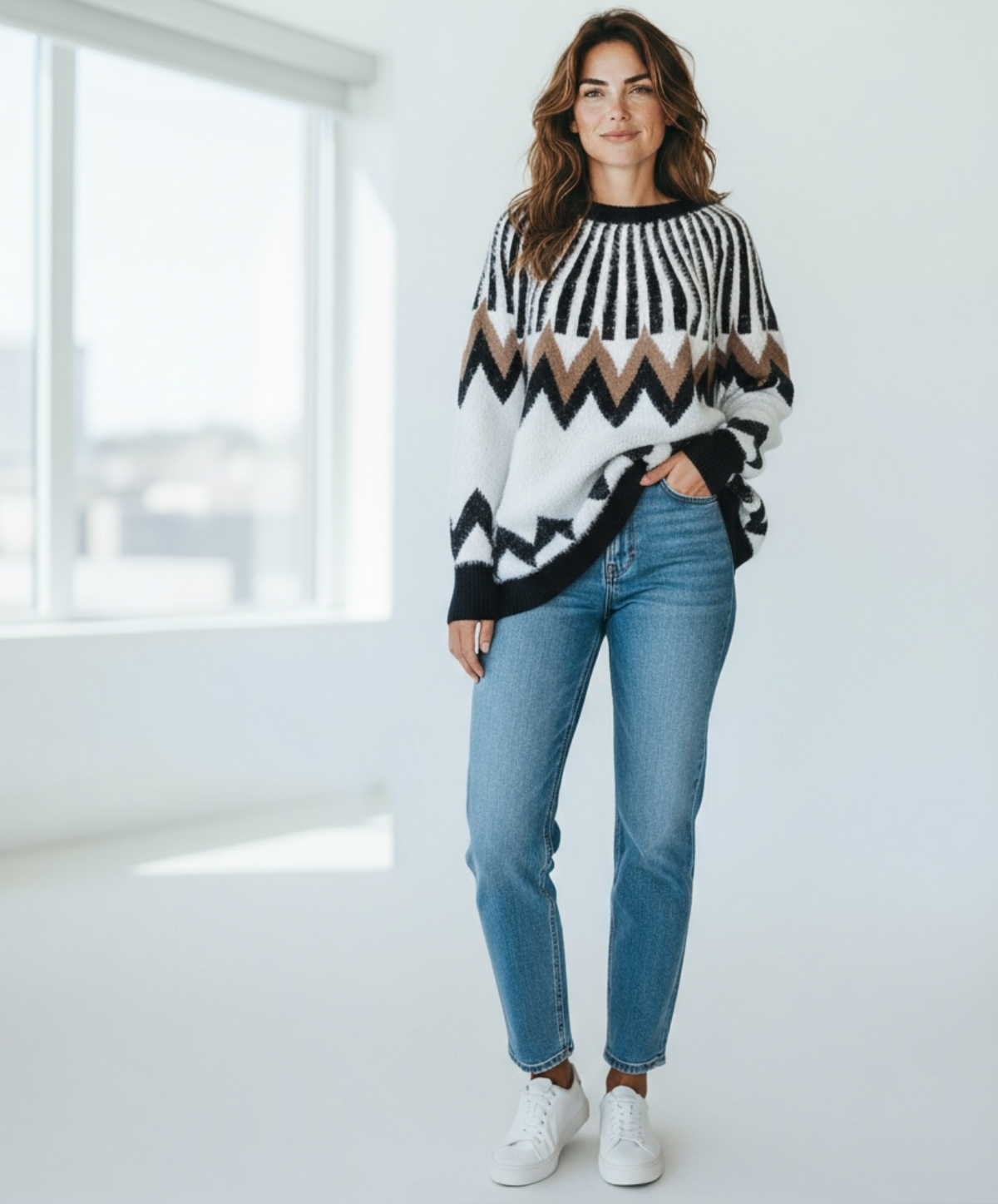 Pull Oversize FERRACHE — Neuf — Taille Unique