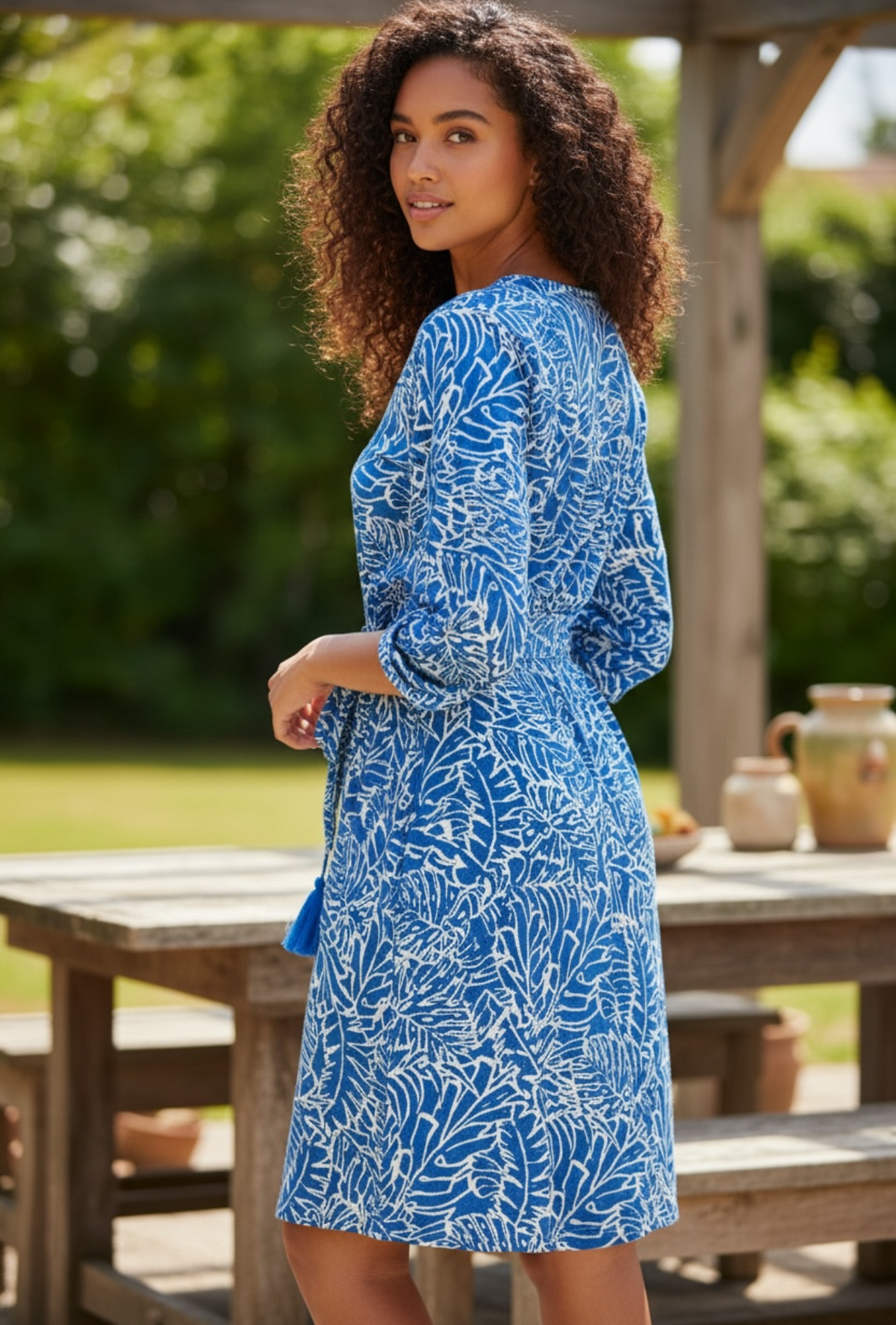 Tramontana robe bleue - neuve - taille 34
